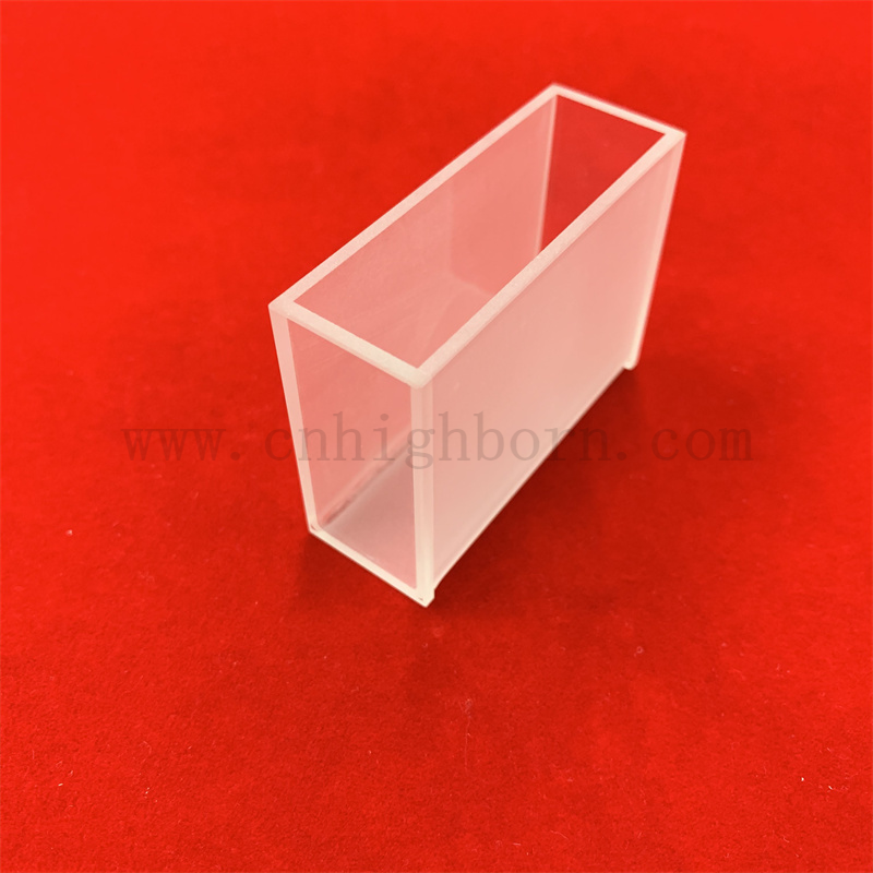 Przybory laboratoryjne duże komórki 28,4 ml przezroczyste szklane kuwetki wysokie precyzyjne komórki kuwetka do kolorymetru