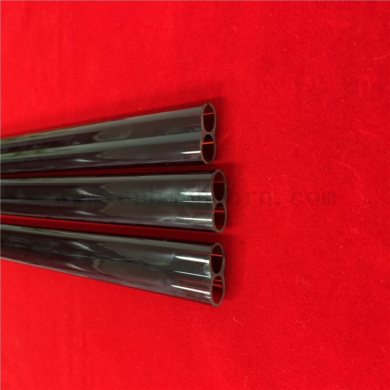 Odporność na ciepło Dostosowane w podczerwieni rubinowa krzemionka kwarcowa szklana rurka