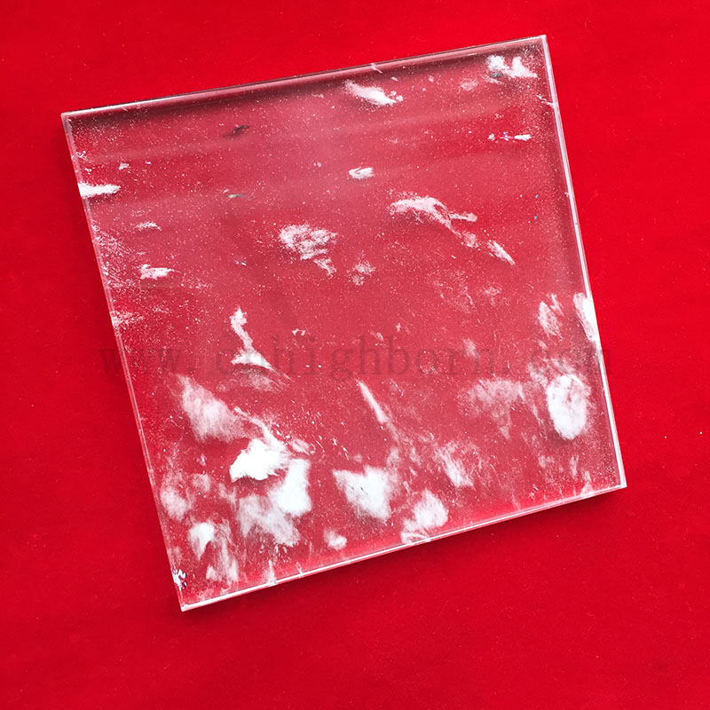 Duża oporność na wysoką temperaturę Zatkane krzemionkę wypieki z grilla Kwarcowa płyta kwarcowa