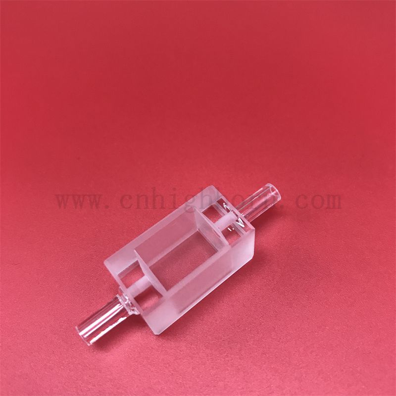 Laboratoryjne UV Dobra stabilność termiczna kwarc spektrofotometru optyczne szklane