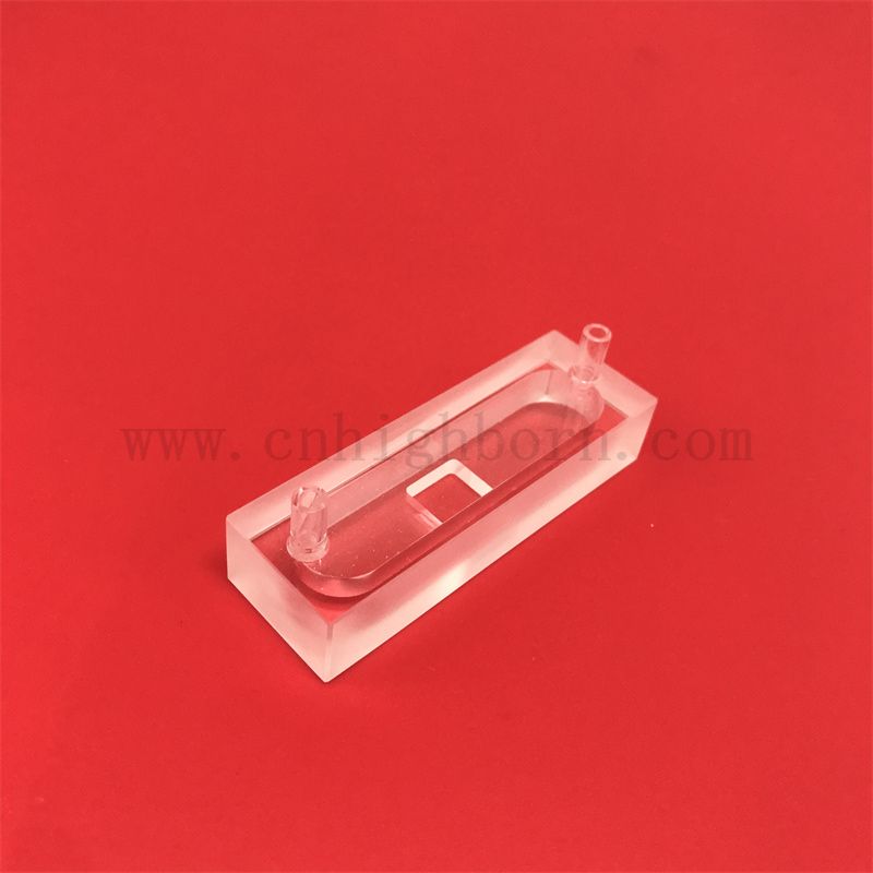 Badania laboratoryjne Wysoka precyzyjna kwarcowa kuwetka