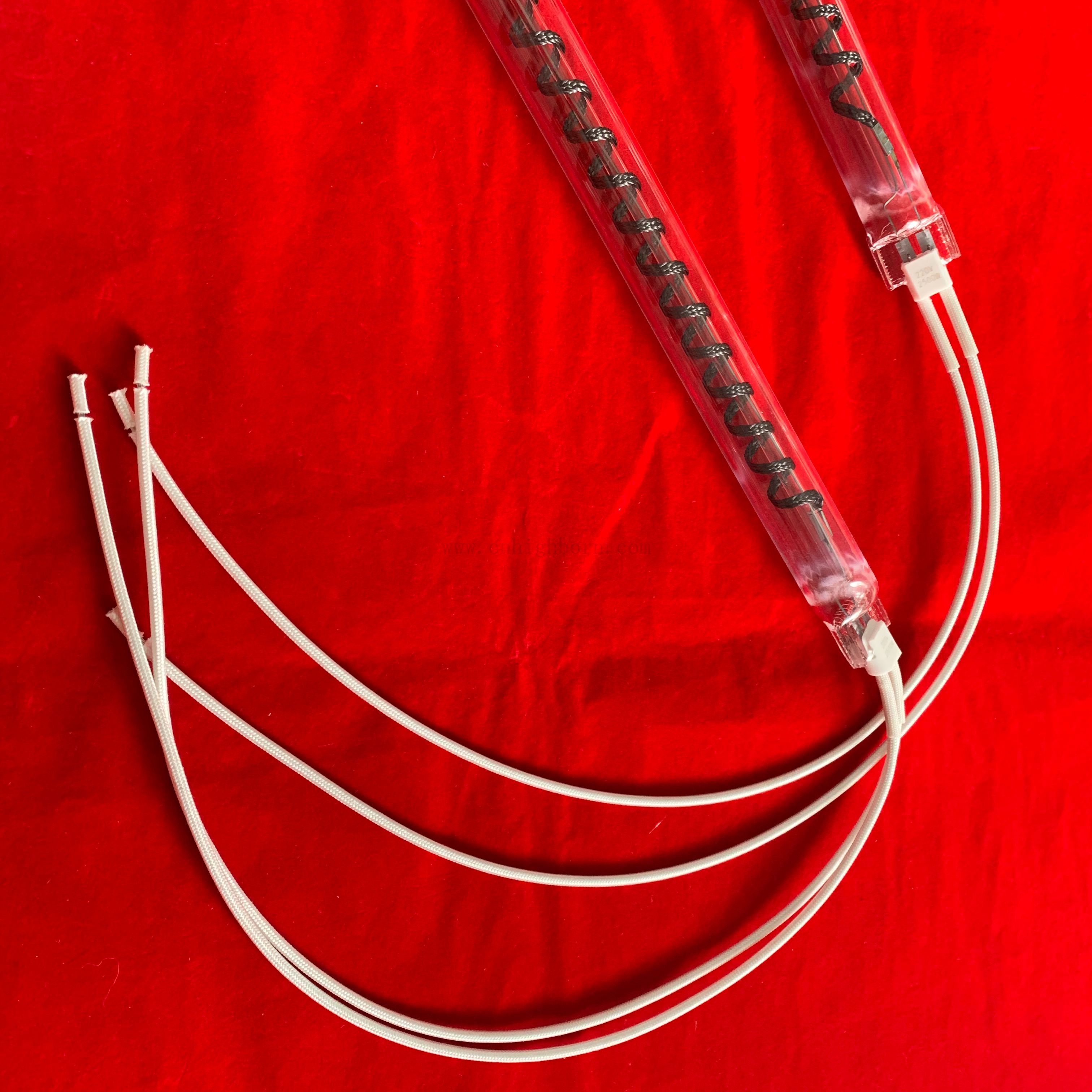 Zasilanie fabryczne kwarc o wysokiej temperaturze szklana rurka z paskiem grzewczkowym