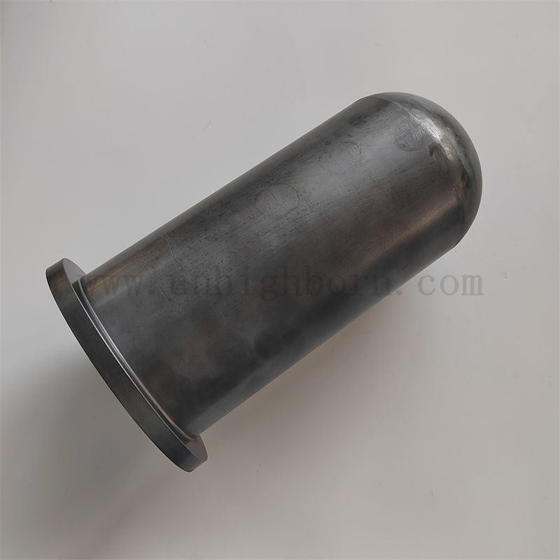 Jeden koniec zapieczętowany reakcja spiekania krzemowej rurki węglikowej rura ochronna ceramiczna