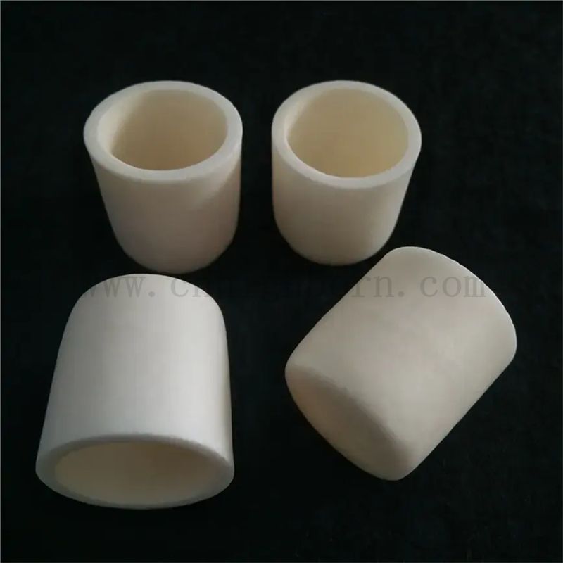 99% 95% AL2O3 Ceramiczna kubek ogrzewania aluminium Ceramiczny Mały tygiel z płaskim dnem