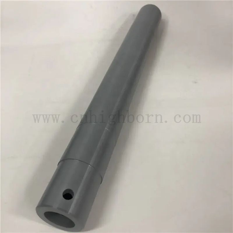 Odporna na korozję Rurka koczkowa z azotkiem krzemowym SI3N4 Ceramiczne i blokujące rurę do odlewu niskiego ciśnienia