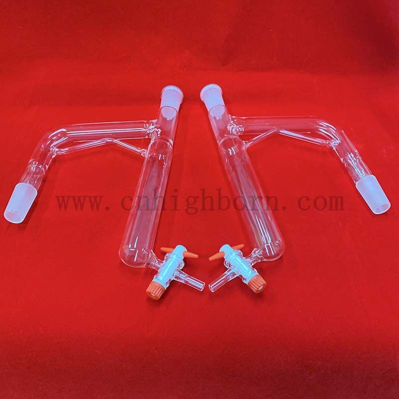 Przezroczysty, dostosowany kształt Spione kwarcowe szklane instrument laboratoryjny