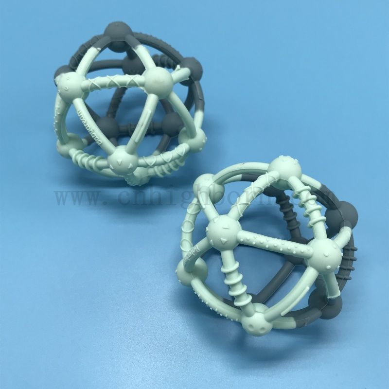 Silikonowa gumowa wodoodporna zabawka silastyczne piłki dzieci bawiące się piłki psy goniące piłki