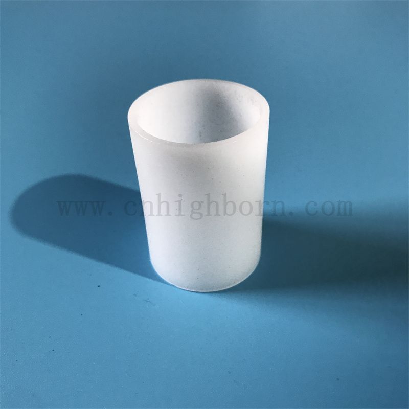 Dostosowywany rozmiar odporny na ciepło nieprzezroczysty kwarcowy kwarcowy rurka krzemionkowa 