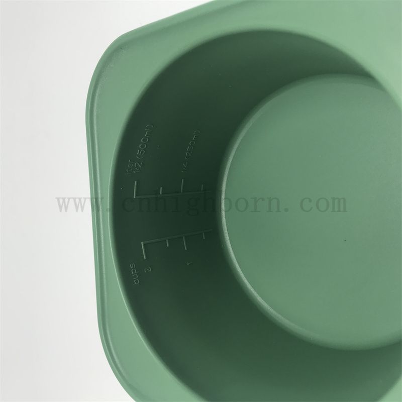 Dostosowane łatwe w noszeniu silikonowej gumowej gumowej miski do składania zwierzaka towarzysza zwierząt domowych