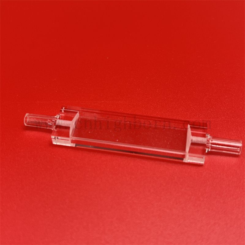 Laboratoryjne oprogramowanie szkła spektrofotomete kwarcowe szklane kuwetę mikro przepływ