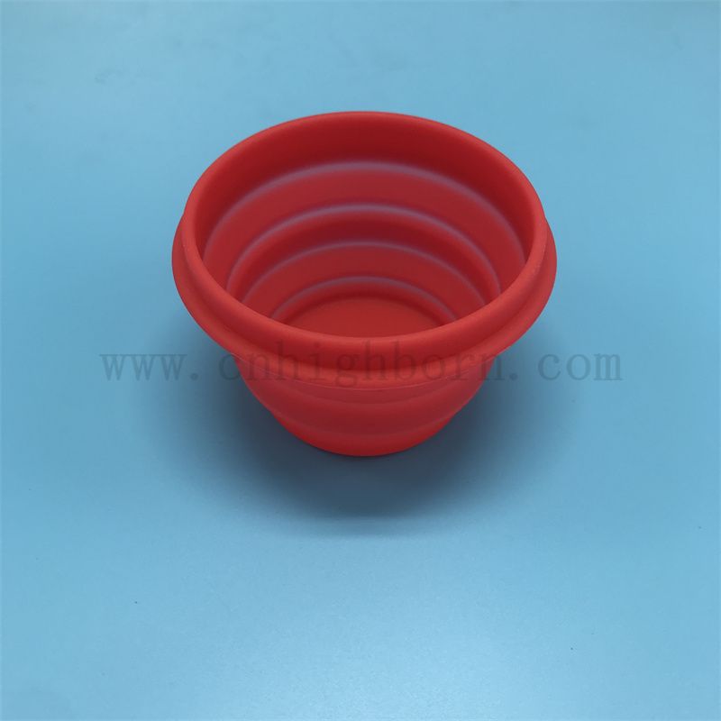 Spersonalizowany przenośny silikonowy silikonowy składany miska Pet Pet Feeding Zakłaniane pojemnik na miskę