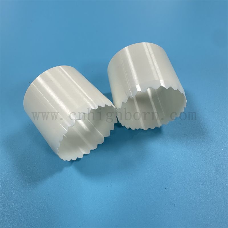 Polerowanie cyrkonii Izolator rurki o dużej średnicy Zro2 ceramiczna rura nieregularna