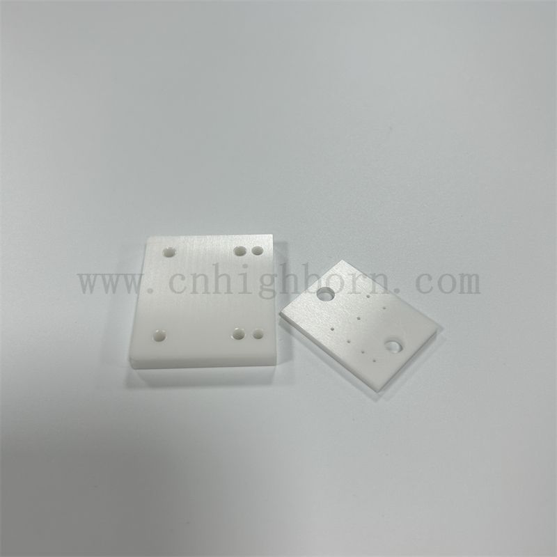 Przemysłowe polerowane cyrkonia Zro2 Płyta /części niestandardowe usługi przetwarzania cięcia