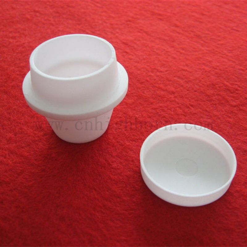Oporność w wysokiej temperaturze Leco tga alumina ceramiczny tygiel z LID LAB AL2O3 TEGHTING