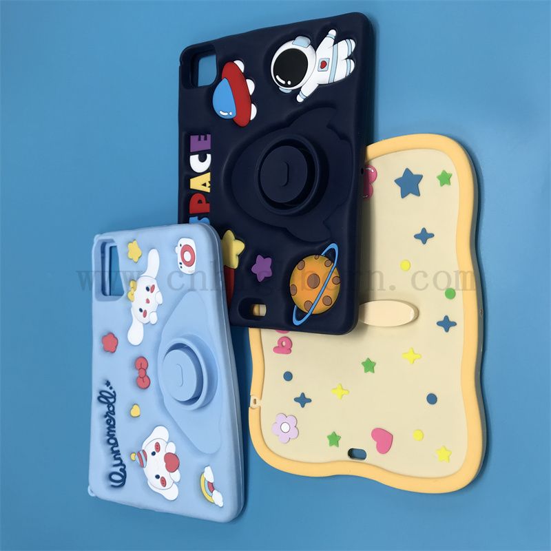 Dostosowane miękką skorupę żółtą, uroczy wzór silikonowy guma obudowa ochronna 