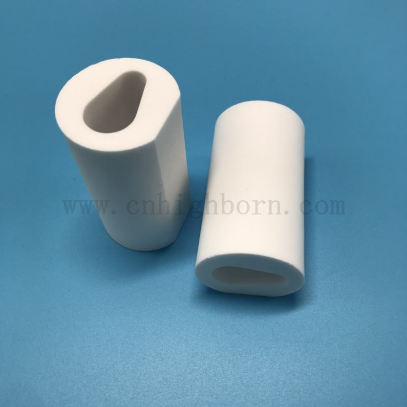  Niestandardowy Macor Machinable White Glass Ceramic Tube Część