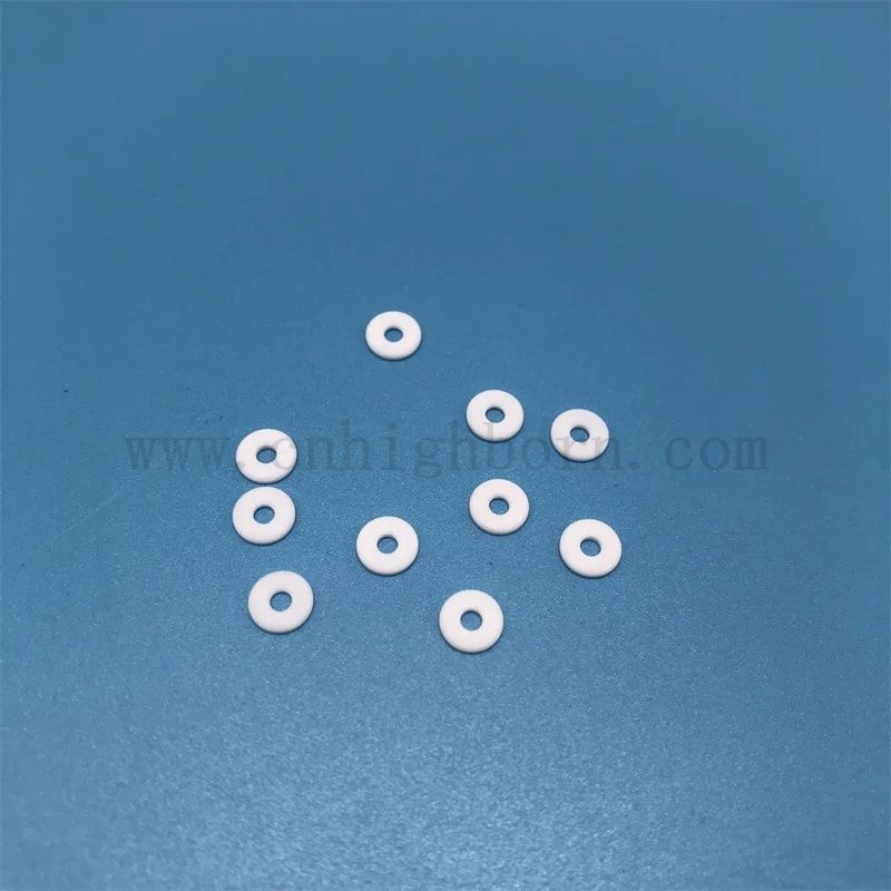  Niestandardowe części ceramiczne w kształcie prostokątnej macor arkusz pierścieniowy Machinowalny szklany dysk ceramiczny