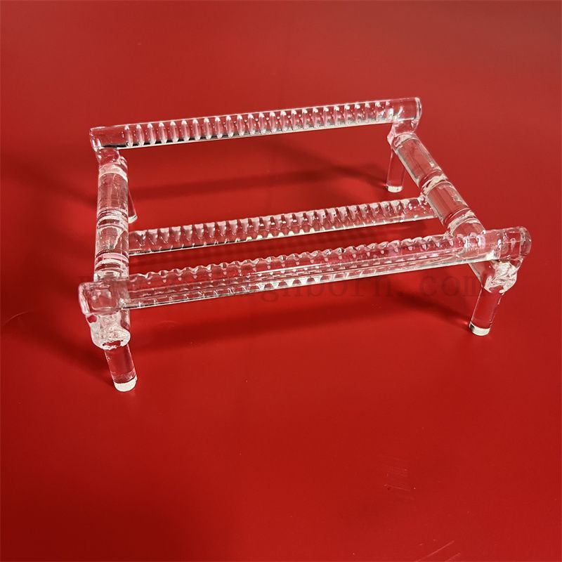 Odporność na ciepło Dostosowane laboratoryjne szklane kwarcowe kwarcowe kwarcowe kwarcowe łódź