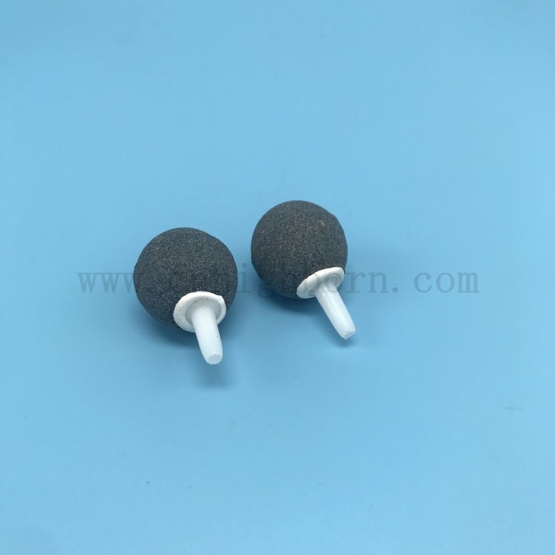 Szary okrągłe kamienie powietrza dyfuzor bąbelkowy dla bąbelek akwarium akwarium