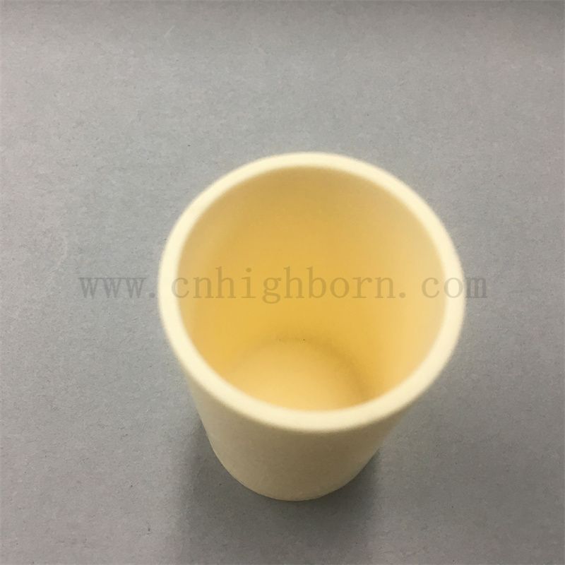 Laboratorium oporności w wysokiej temperaturze 99% AL2O3 tygla 50 ml 100 ml 99% Ceramiczny tygla glinu