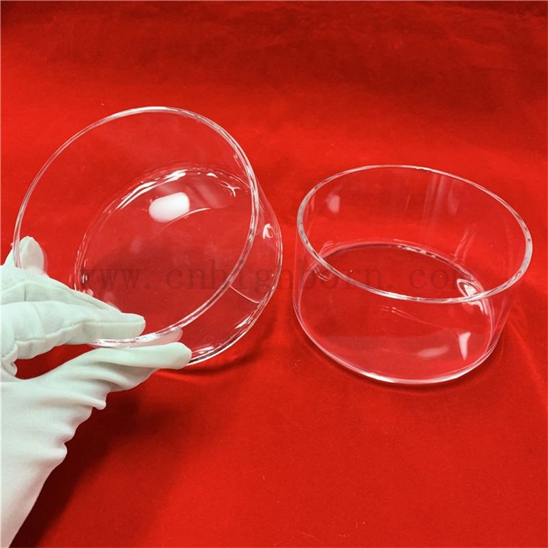 Dostosowane przezroczyste odporność na ciepło kwarcowe szklane szklanie Petriego 