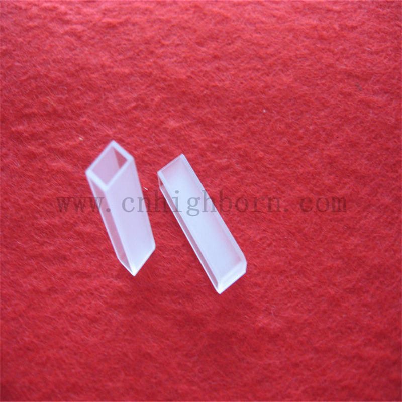 Laboratoryjna kwarc szklana kuwetka długość 10 mm kwarcowe komórki fluorescencyjne