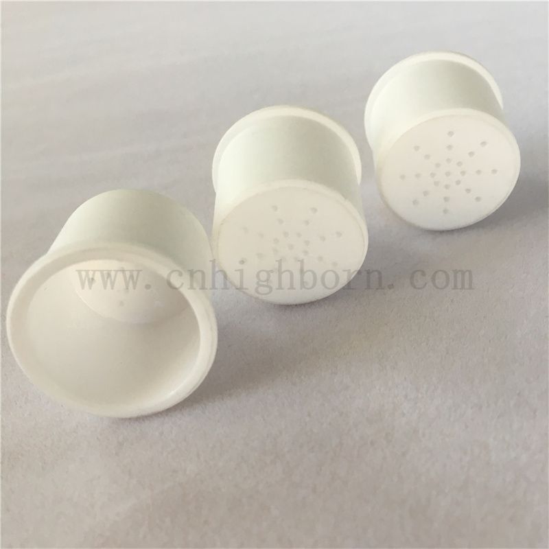 Laboratoryjny izolator tygla do analizy termicznej Al2O3 95 Łódź z tlenku glinu z pokrywką