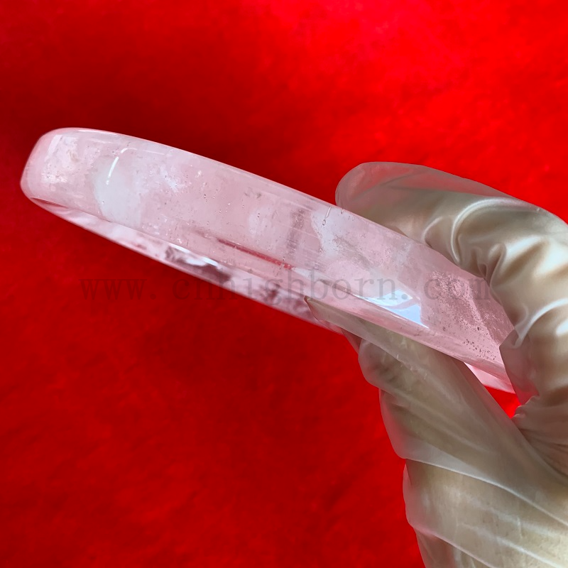 Okrągłe kwarc grillowy kryształowy szklany szklany płyta kwarcowa