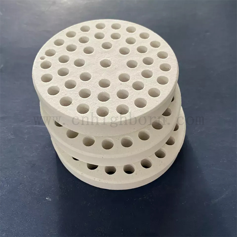 Mulite Cordierite Ceramic Disc Gas Piekła ogrzewania