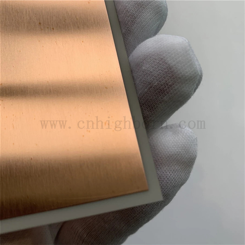 Metalizowane podłoże ceramiczne Niride Niride DBC ALN z miedzią