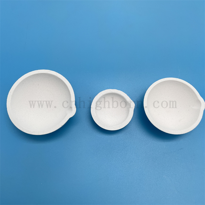 Dostosowane laboratoryjne złoto miska kwarcowa kwarcowa kwarcowa tygla krzemionki