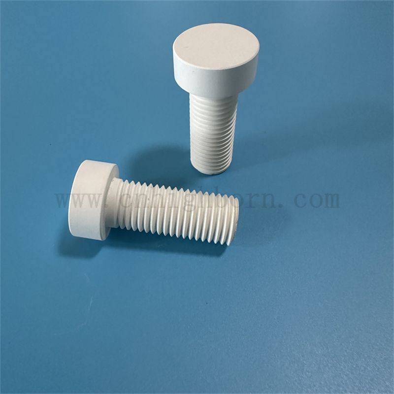 Gorąco prasujący azotek ceramiczna śruba śrubowa BN Izulator części do przemysłu