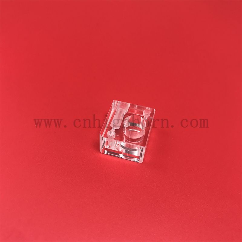 Okrągła kuweta spektrometru laboratoryjnego