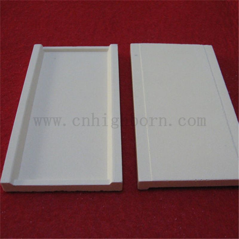 Izolator stabilność wapnia cyrkonia sagger spersonalizowana oporność ogniotrwałe zro2 taca ceramiczna