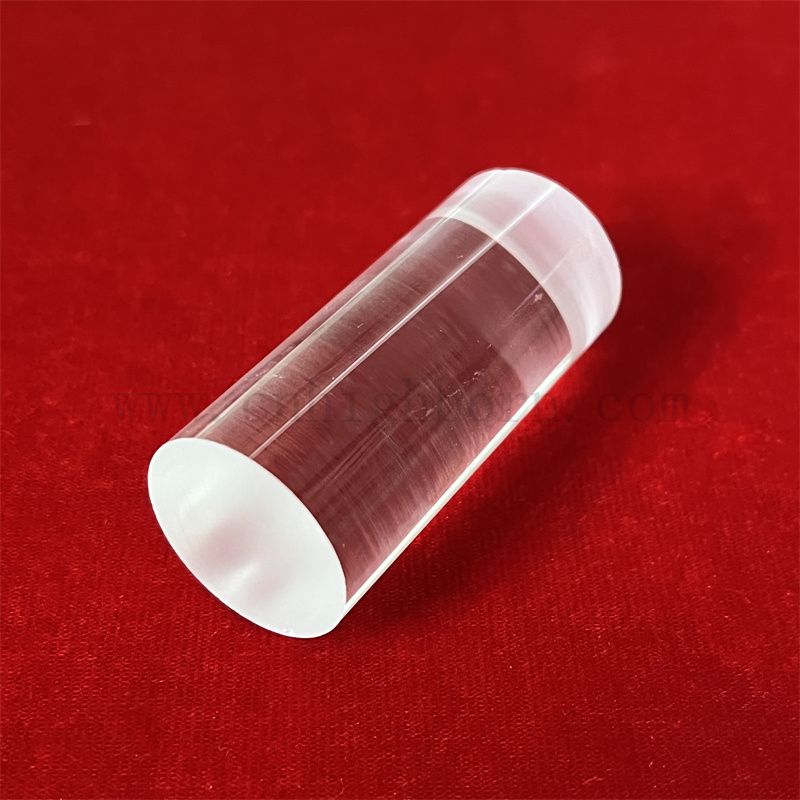 Odporność na ciepło przezroczysty okrągły kwarcowy pręt z krzemionką