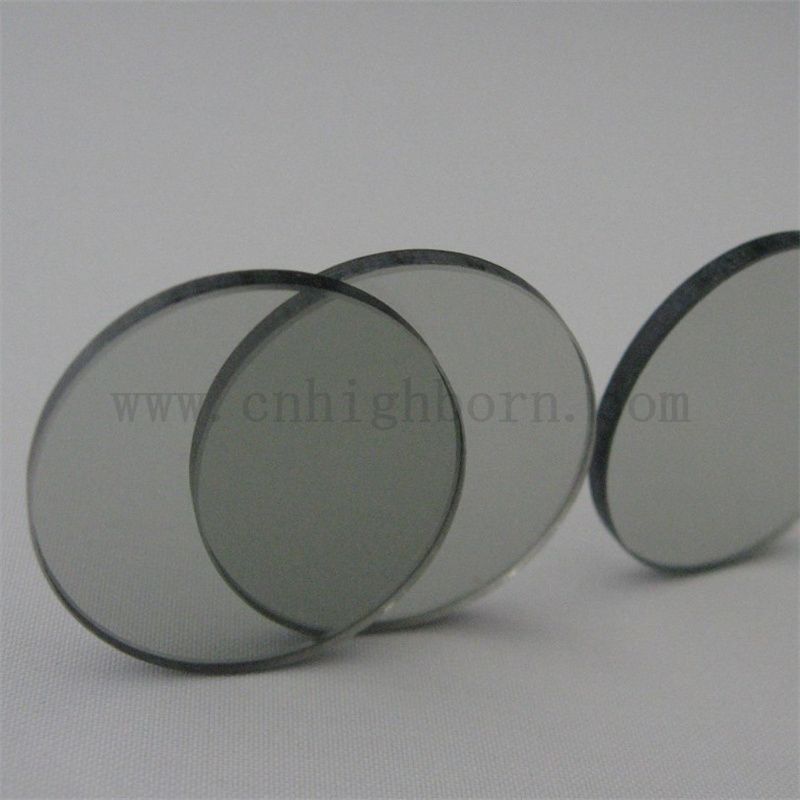 Neutralny szary okrągłe grube kamera optyczna Zaba szklana szklana