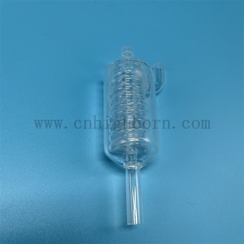 Zbijona szklana rura kwarcowa