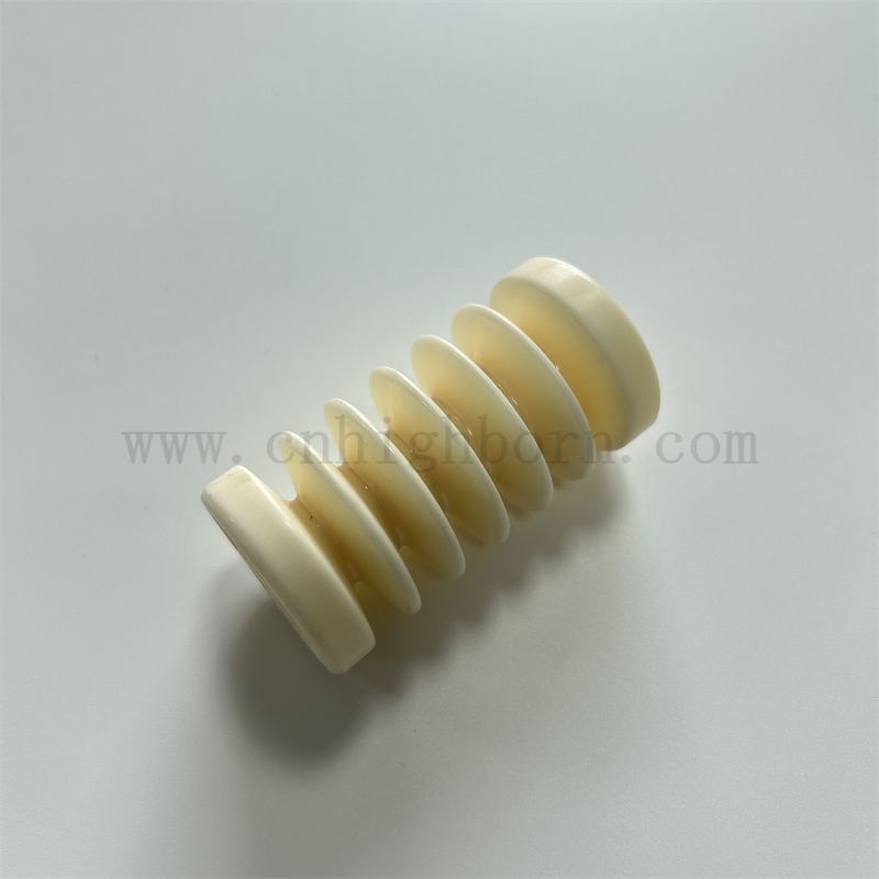 Dostosowany Tekstyle Ceramic Yarn Guide Alumina Gwint Roller do wirowania