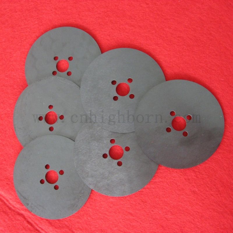 Niestandardowy laserowy czarny cyrkon okrągły talerz Zro2 Ceramiczny dysk ceramiczny