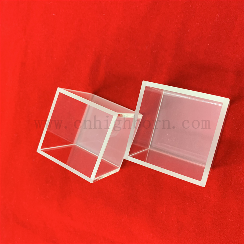 Laboratoryjne szklane towary przezroczyste kwarcowe komórki przepływowe widzialny spektrofotometr Lovibond kwarc szklana kuwetka