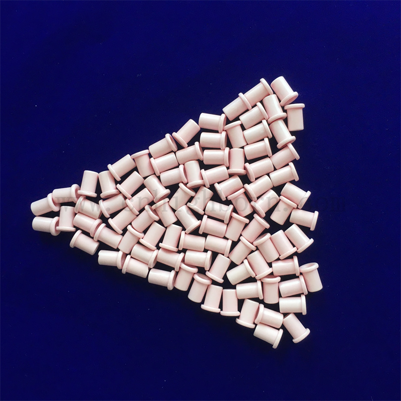 Odporność na zużycie 95% glinu ceramiczny przewód przewodnika Okum części tkaniny ceramiczne dla maszyn