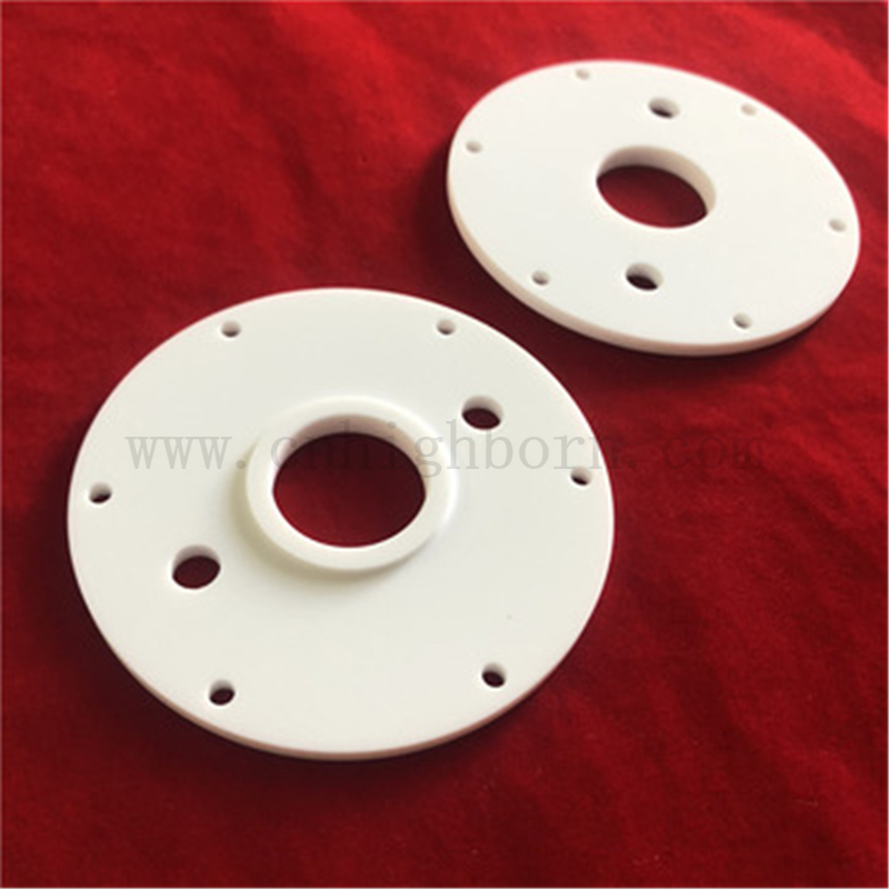Dostosowany Macor Machinable Glass Ceramic Disc z cięciem laserowym