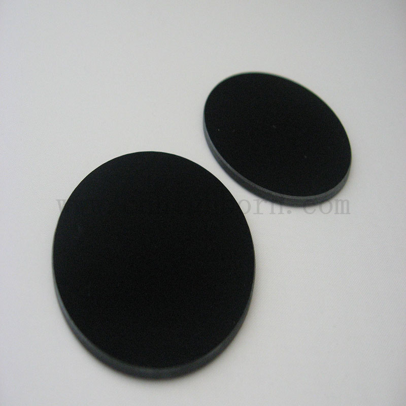 Niestandardowe filtr o wysokiej temperaturze optyczne czarne szkło UV ZWB