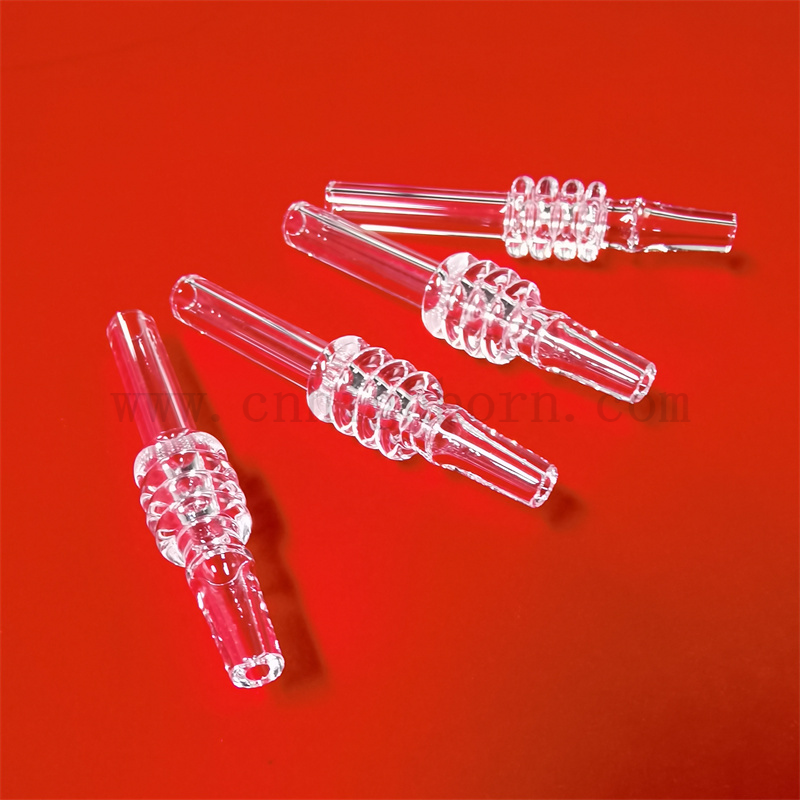 Odporność na ciepło przezroczoną szklaną rurę krzemionkową spersonalizowany kwarc specjalny kształt rurki