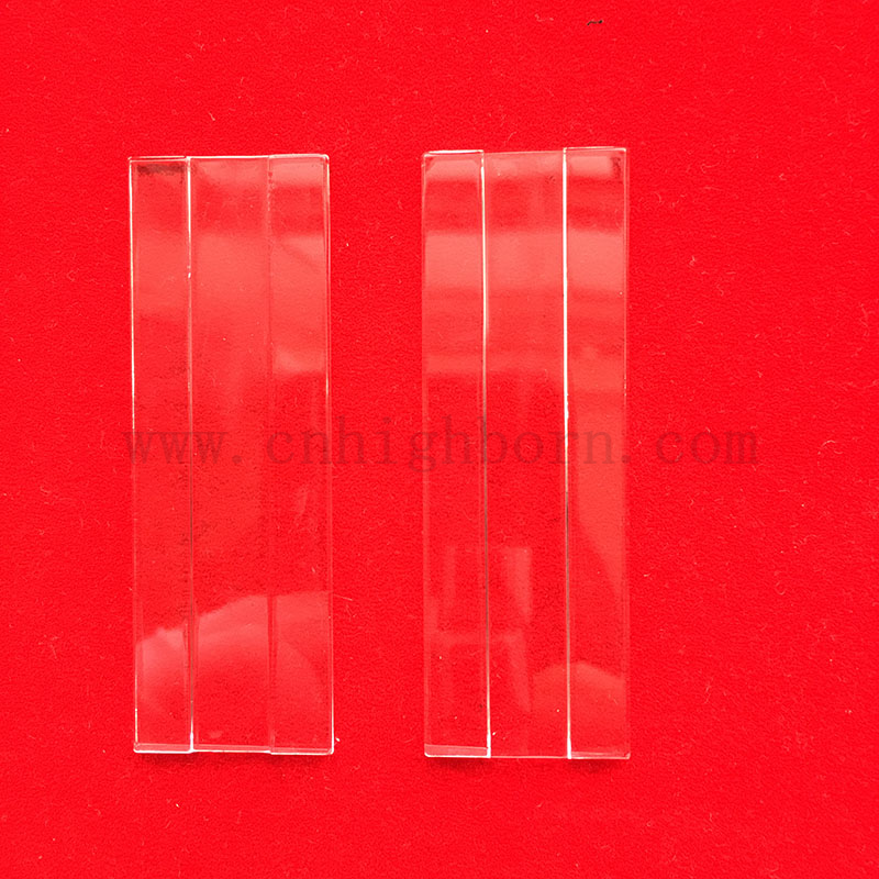 Dostosowane wysokie przezroczyste polerowanie perforowane mikropłytki kwarcowe