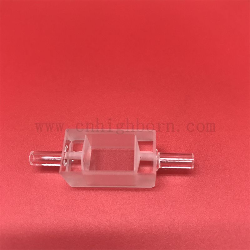 Laboratoryjne UV Dobra stabilność termiczna kwarc spektrofotometru optyczne szklane