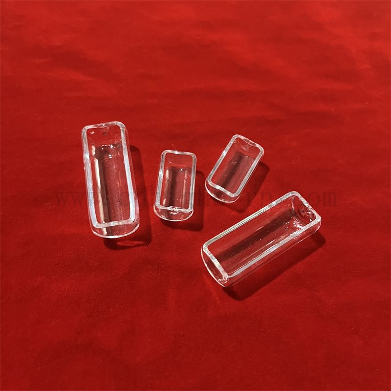 Dostosowywany przezroczysty przezroczystą energię słoneczną Zespirowany kwarcowa łódź krzemionka