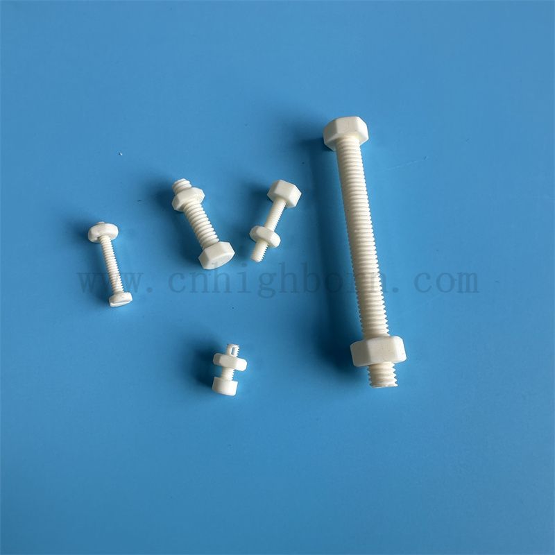 Śruba ceramiczna tekstylna w maszynie do zwijania i tkaniu aluminiowa część ceramiczna