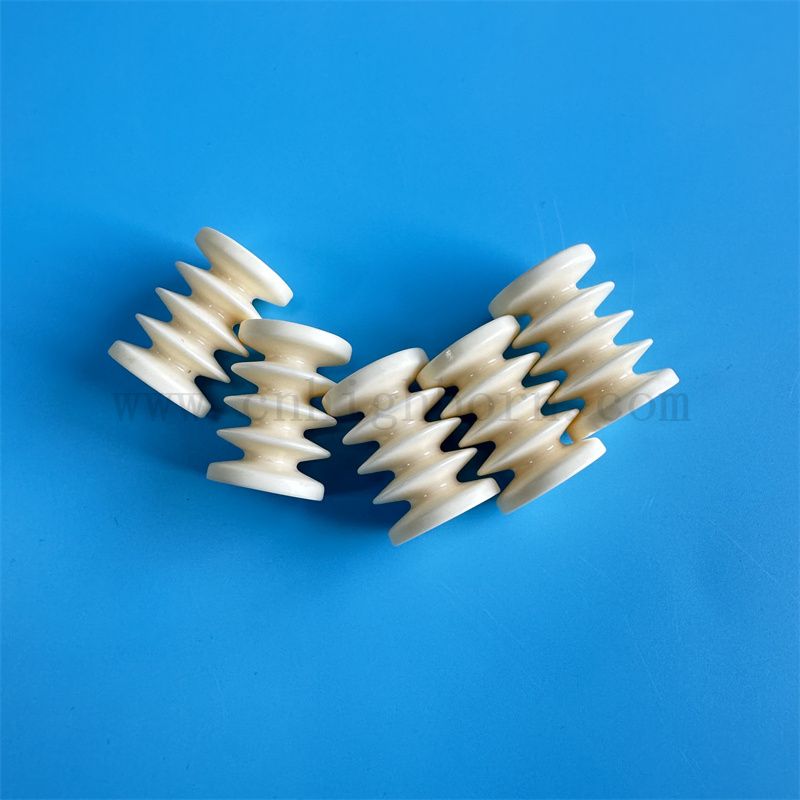 Akcesoria na maszyny tekstylne zużycie odpornego na glin tkaninowy ceramiczny przewodnik wałkowy urządzenie uzwojenia