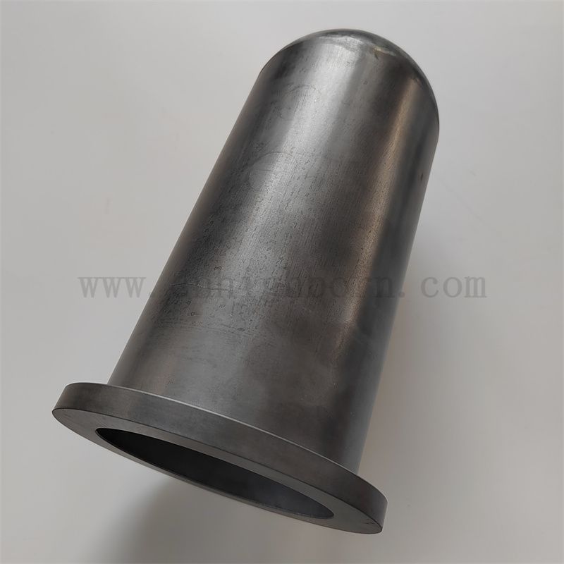 Jeden koniec zapieczętowany reakcja spiekania krzemowej rurki węglikowej rura ochronna ceramiczna